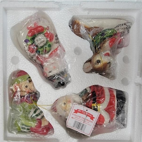 Mr. Christmas S/4 Lit Nostalgic Holiday Figures - Picture 4 of 4